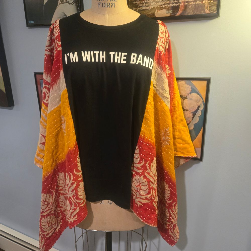 I'm With The Band Poncho