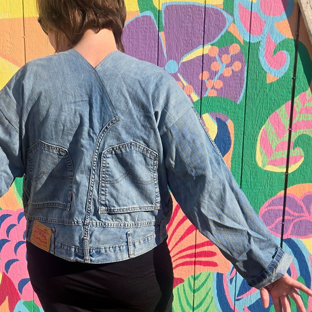 Upcycled Jean Jacket